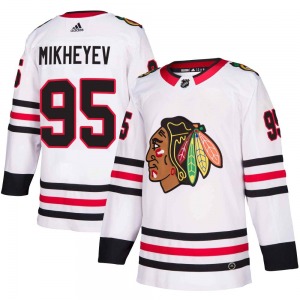 Youth Authentic Chicago Blackhawks Ilya Mikheyev White Away Official Adidas Jersey