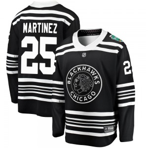 Adult Breakaway Chicago Blackhawks Alec Martinez Black 2019 Winter Classic Official Fanatics Branded Jersey