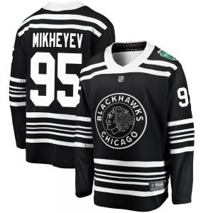 Adult Breakaway Chicago Blackhawks Ilya Mikheyev Black 2019 Winter Classic Official Fanatics Branded Jersey