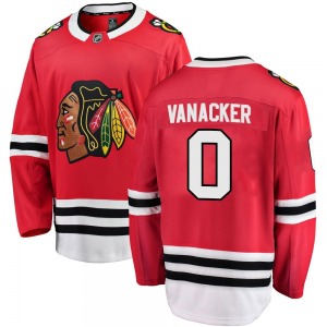 Youth Breakaway Chicago Blackhawks Marek Vanacker Red Home Official Fanatics Branded Jersey