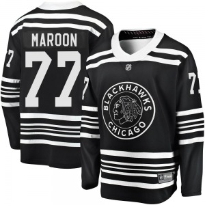 Adult Premier Chicago Blackhawks Pat Maroon Black Breakaway Alternate 2019/20 Official Fanatics Branded Jersey