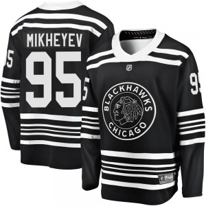 Adult Premier Chicago Blackhawks Ilya Mikheyev Black Breakaway Alternate 2019/20 Official Fanatics Branded Jersey