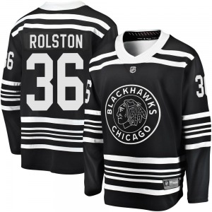 Adult Premier Chicago Blackhawks Ryder Rolston Black Breakaway Alternate 2019/20 Official Fanatics Branded Jersey