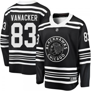 Adult Premier Chicago Blackhawks Marek Vanacker Black Breakaway Alternate 2019/20 Official Fanatics Branded Jersey