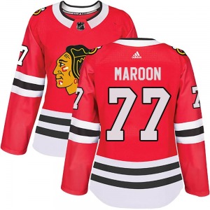 Women's Authentic Chicago Blackhawks Pat Maroon Red Home Official Adidas Jersey