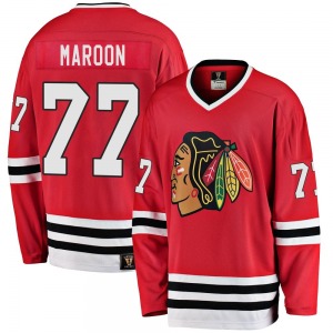 Youth Premier Chicago Blackhawks Pat Maroon Red Breakaway Heritage Official Fanatics Branded Jersey