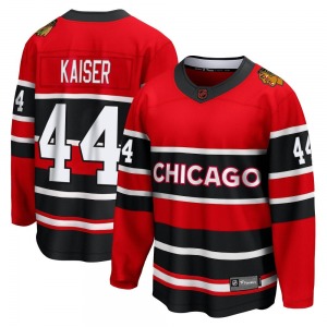 Adult Breakaway Chicago Blackhawks Wyatt Kaiser Red Special Edition 2.0 Official Fanatics Branded Jersey