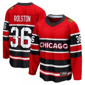 Adult Breakaway Chicago Blackhawks Ryder Rolston Red Special Edition 2.0 Official Fanatics Branded Jersey