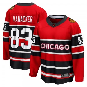 Adult Breakaway Chicago Blackhawks Marek Vanacker Red Special Edition 2.0 Official Fanatics Branded Jersey