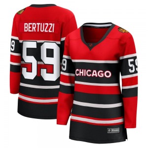 Women's Breakaway Chicago Blackhawks Tyler Bertuzzi Red Special Edition 2.0 Official Fanatics Branded Jersey