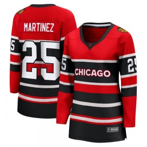 Women's Breakaway Chicago Blackhawks Alec Martinez Red Special Edition 2.0 Official Fanatics Branded Jersey