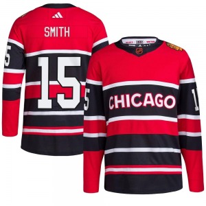 Youth Authentic Chicago Blackhawks Craig Smith Red Reverse Retro 2.0 Official Adidas Jersey