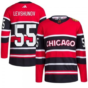 Youth Authentic Chicago Blackhawks Artyom Levshunov Red Reverse Retro 2.0 Official Adidas Jersey