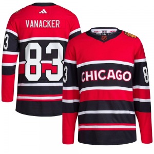 Youth Authentic Chicago Blackhawks Marek Vanacker Red Reverse Retro 2.0 Official Adidas Jersey