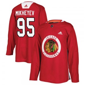 Youth Authentic Chicago Blackhawks Ilya Mikheyev Red Home Practice Official Adidas Jersey